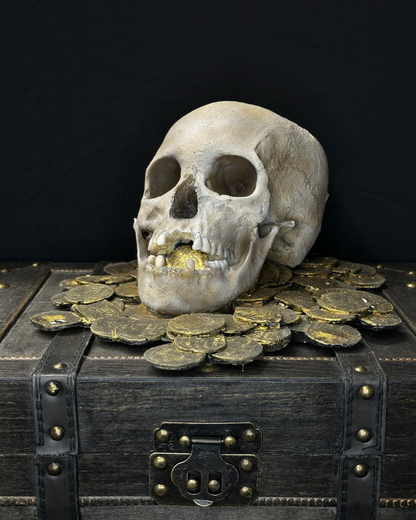 Skull Coin Pile