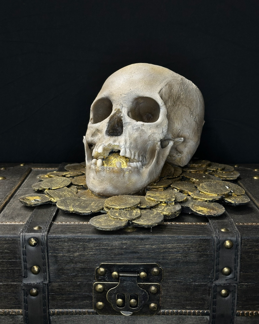 Skull Coin Pile